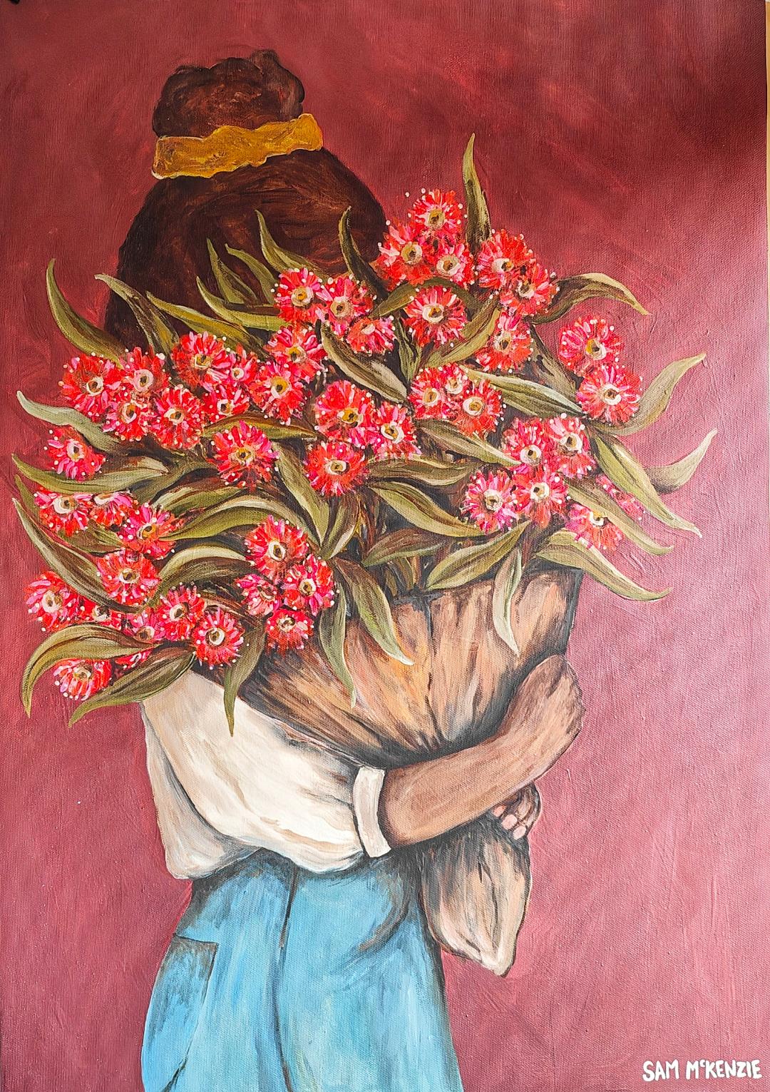 "Red Flowering Gum" - Original Artwork